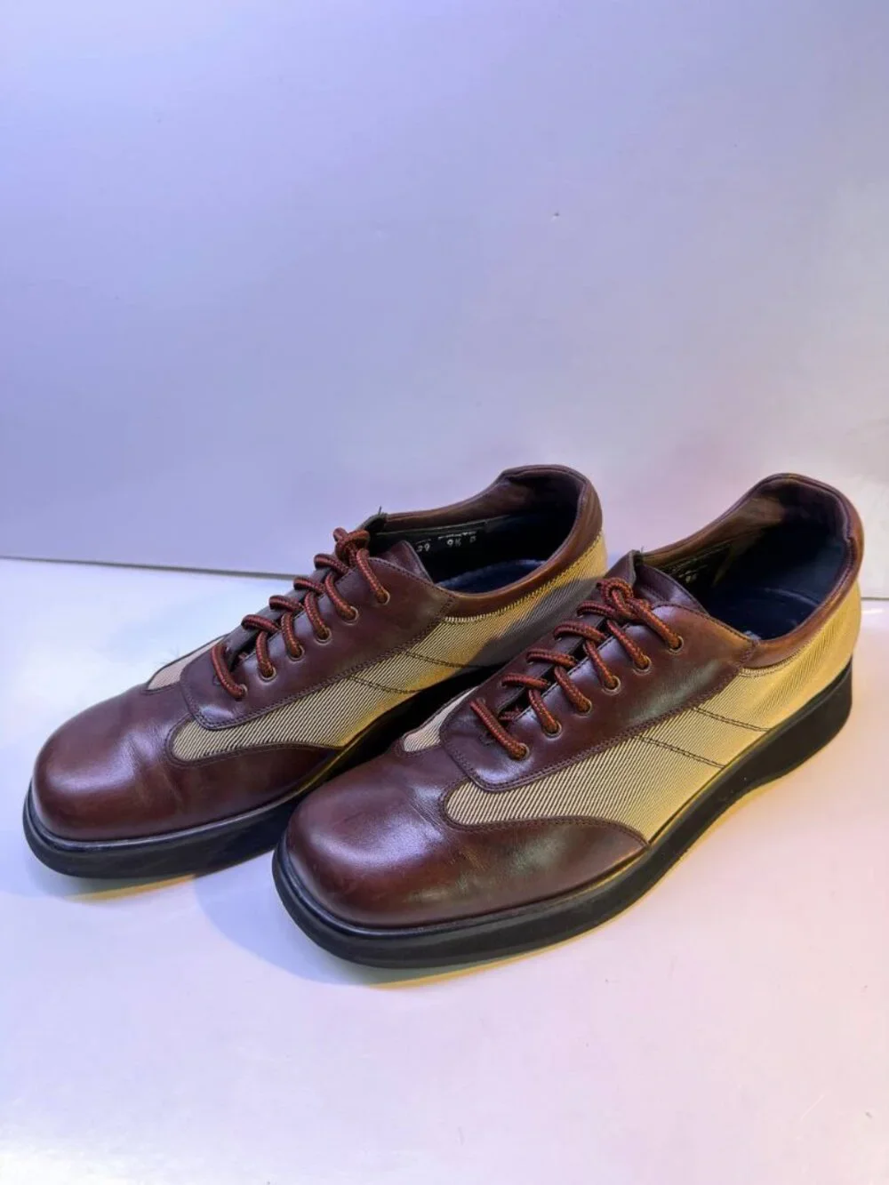 Salvatore Ferragamo Sport Vintage Sneakers – Men’s US 9.5  – Made in Italy - Picture 3 of 15